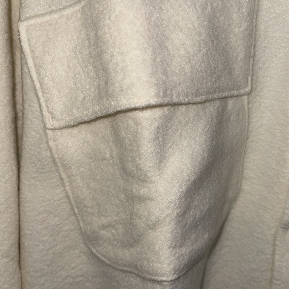 PINK Victoria’s Secret NWT reverse fleece shacket  XL PINK logo - Picture 10 of 14
